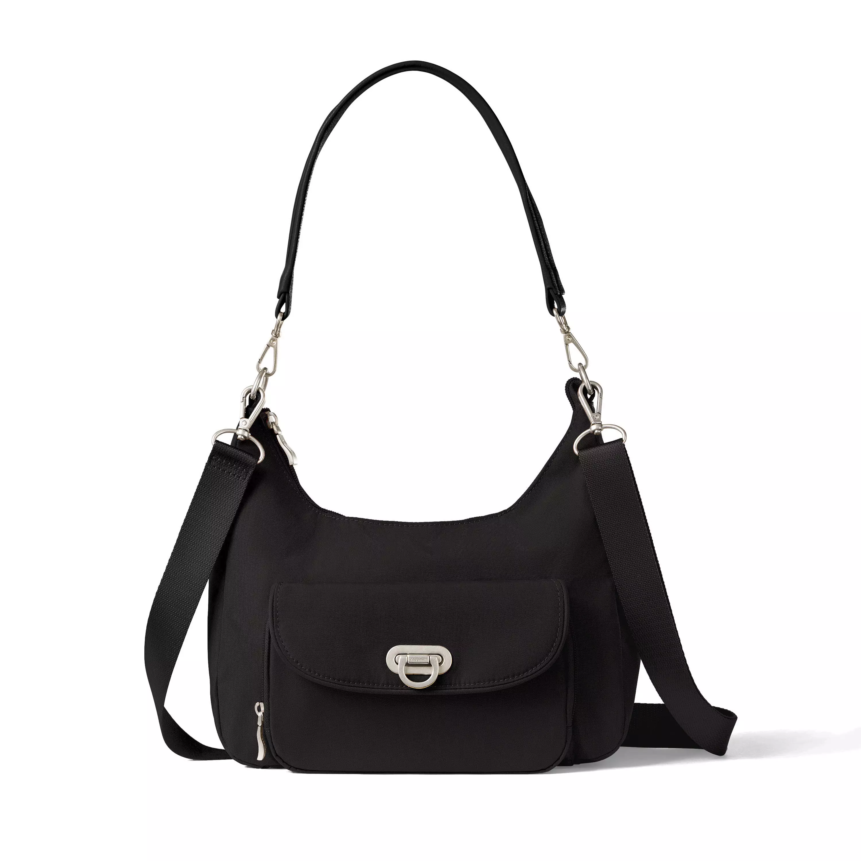 Coastal Flip Lock Half Moon Bag