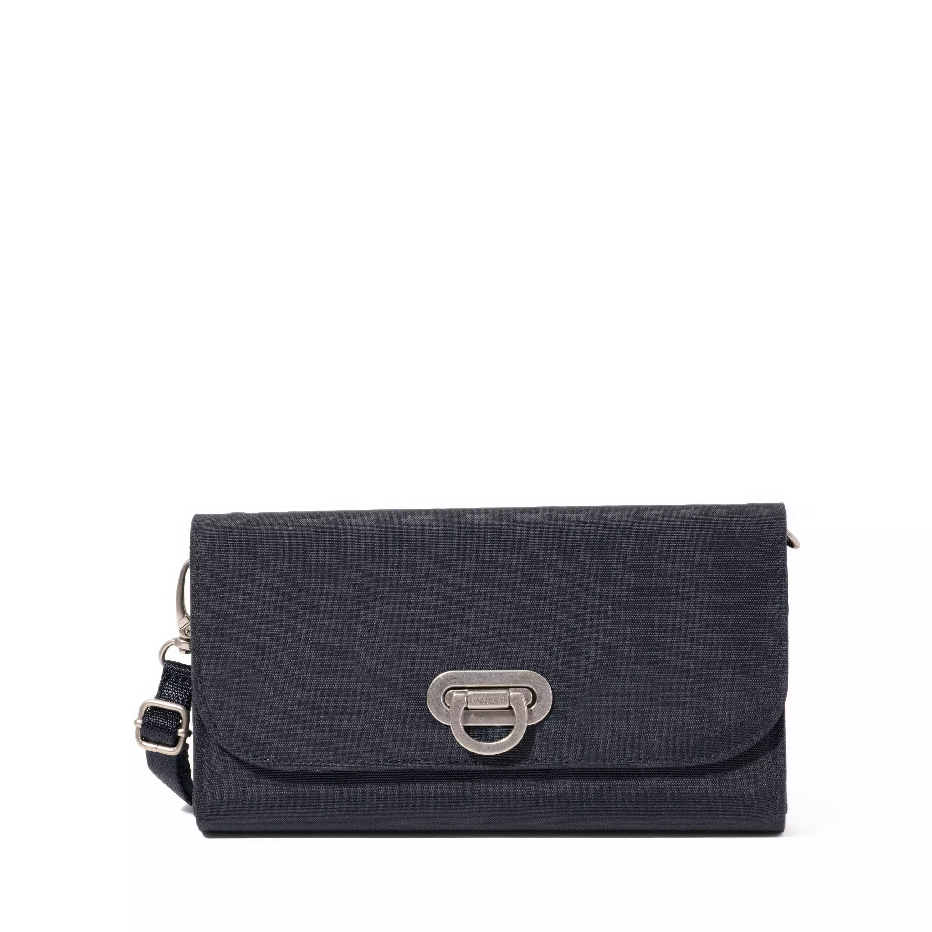 Coastal Flip Lock RFID Phone Wallet Crossbody