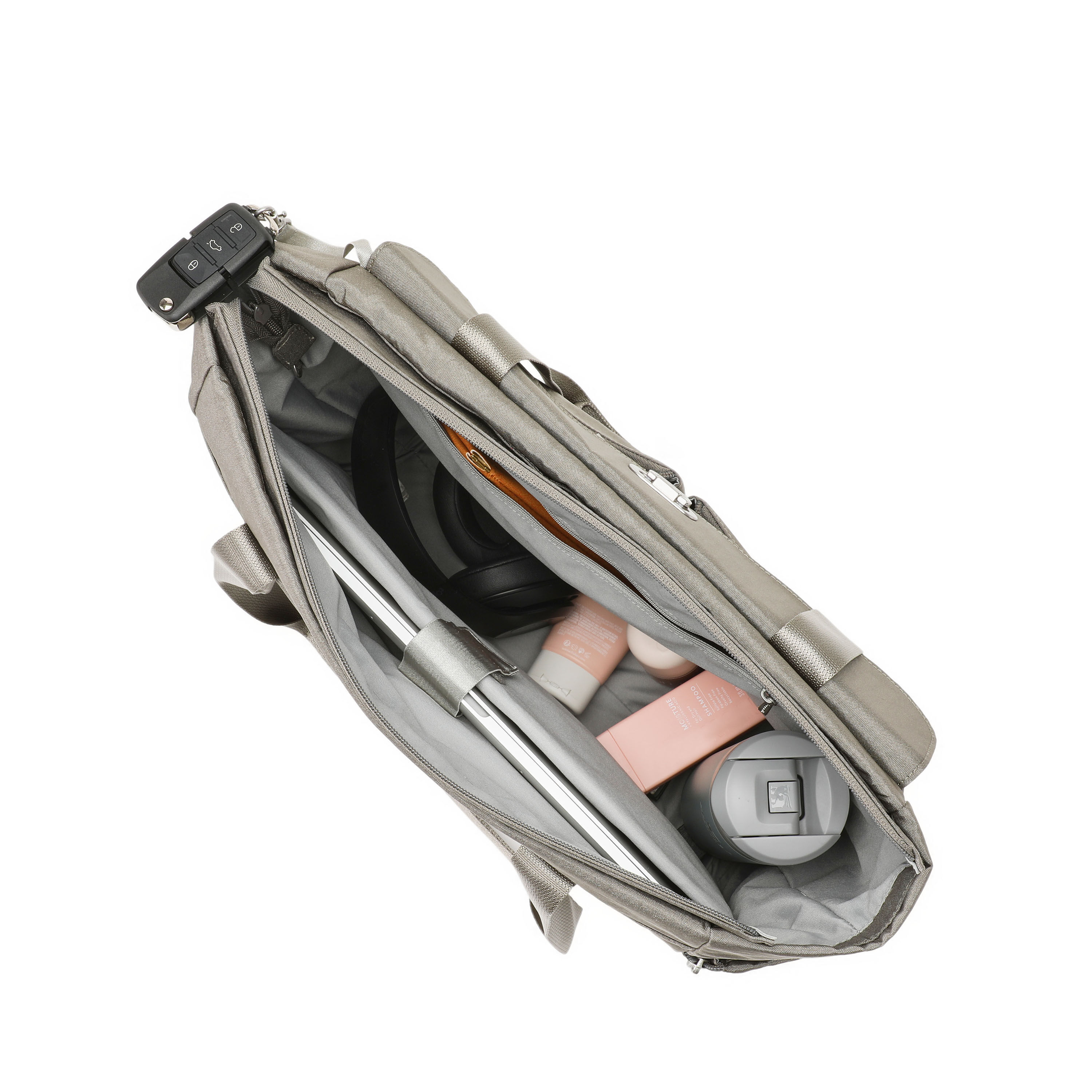Coastal Flip Lock Tote