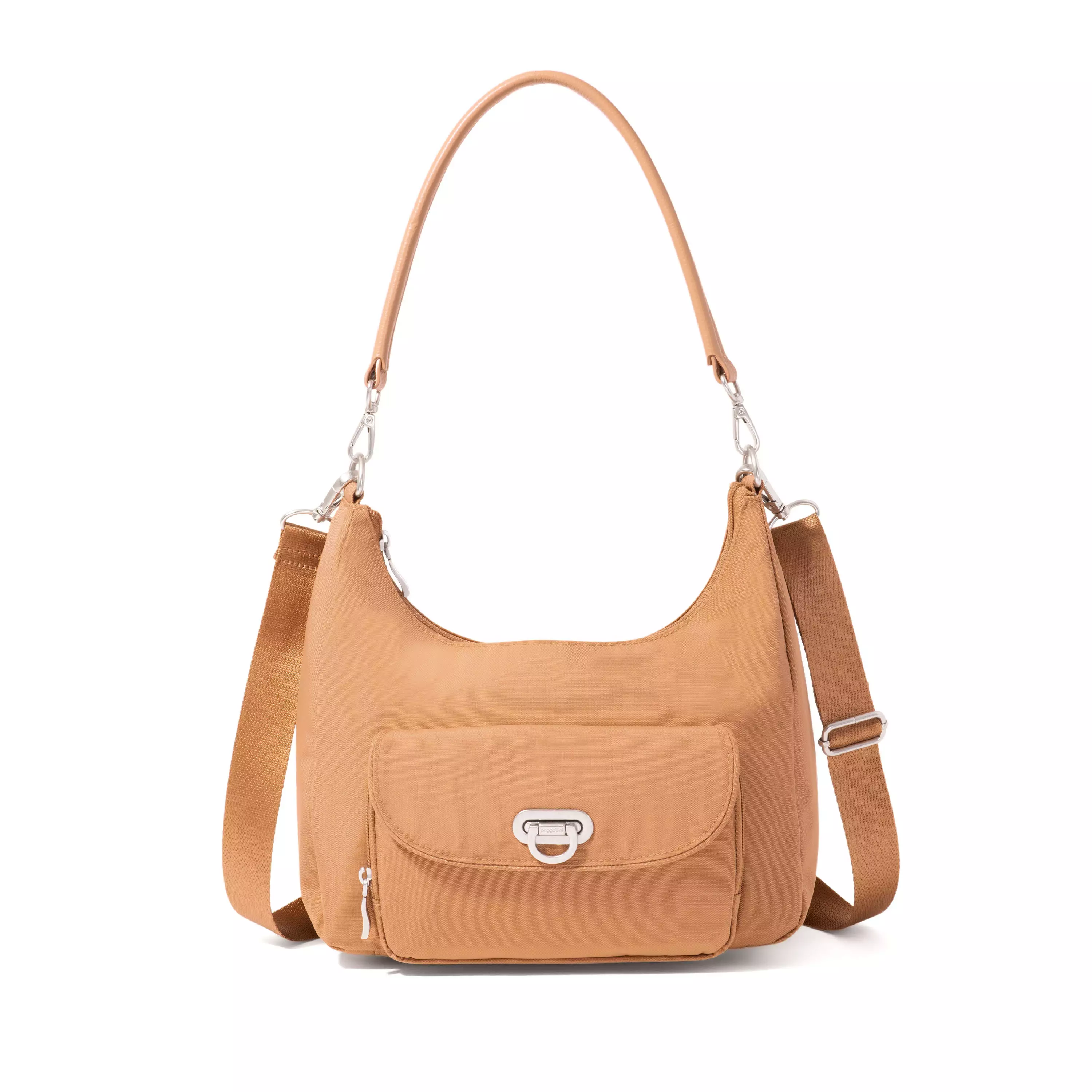 Coastal Flip Lock Half Moon Bag