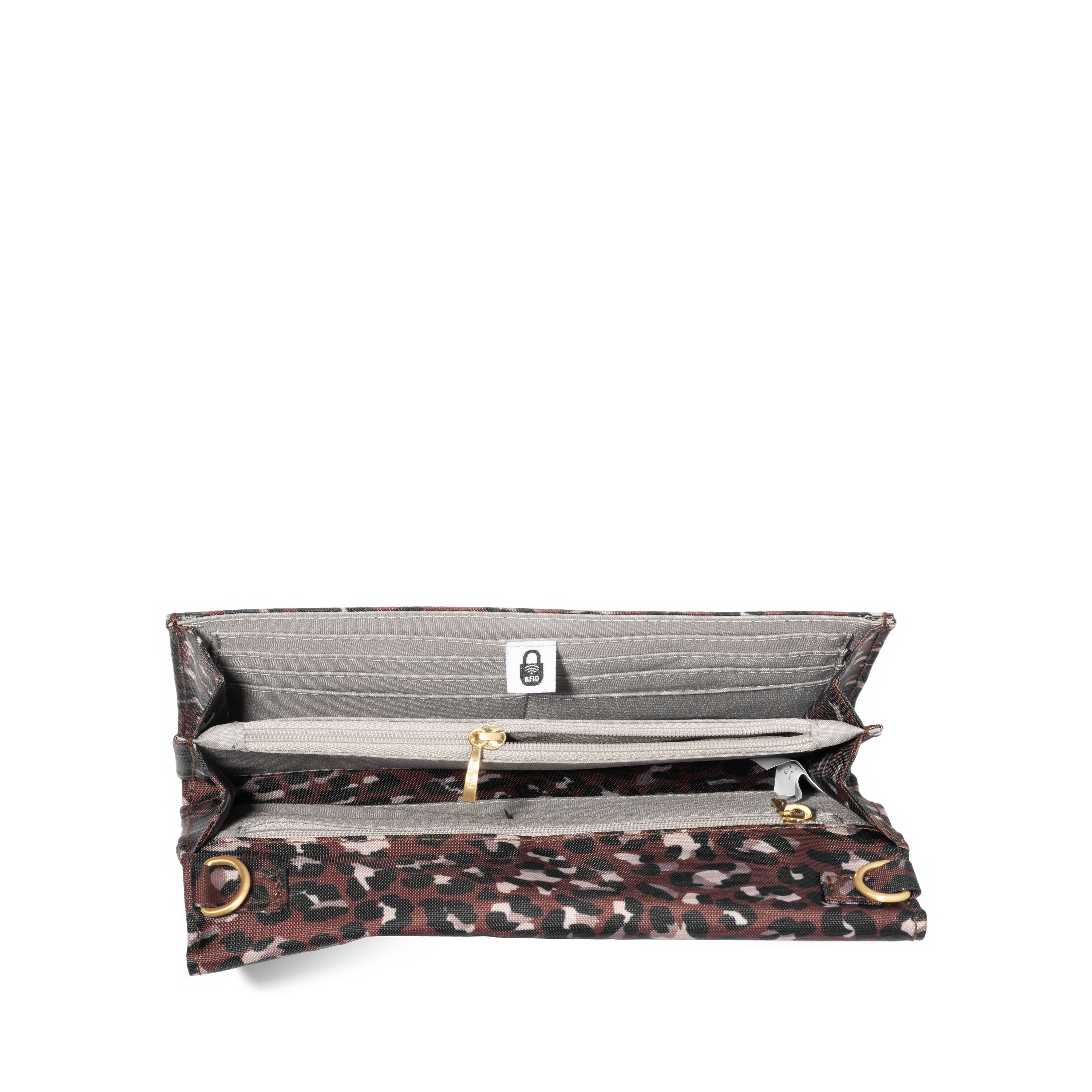 Coastal Flip Lock RFID Phone Wallet Crossbody
