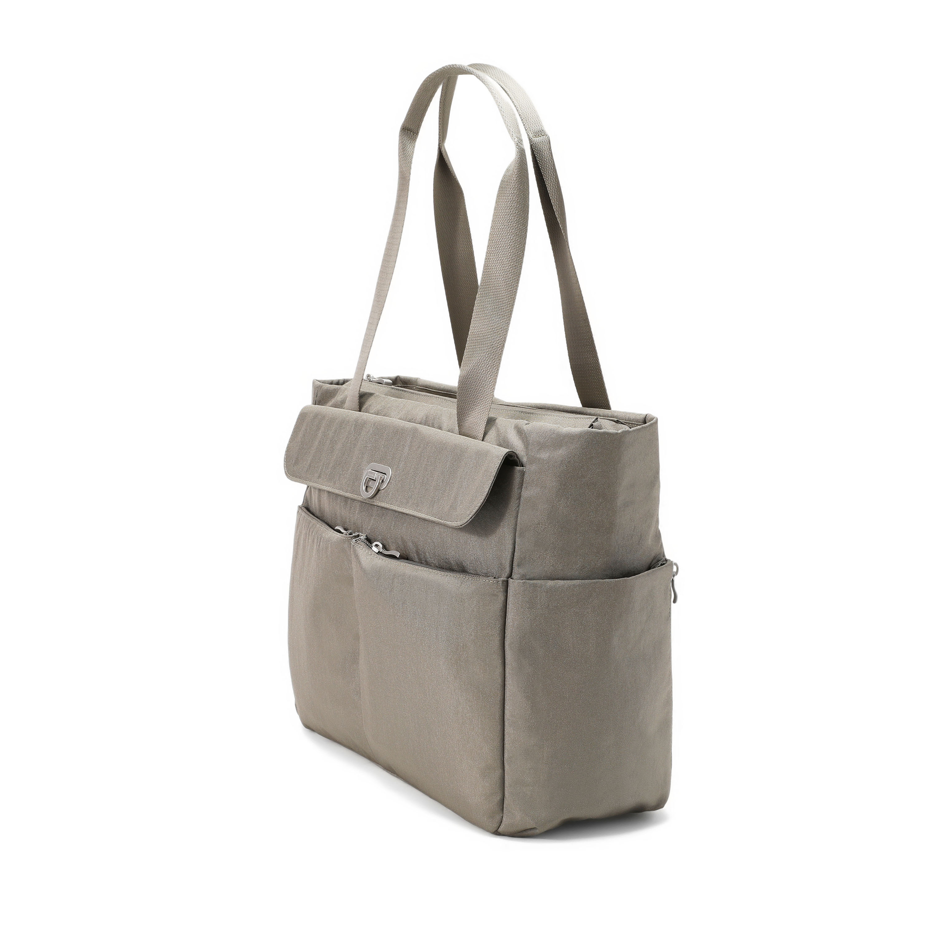 Coastal Flip Lock Tote