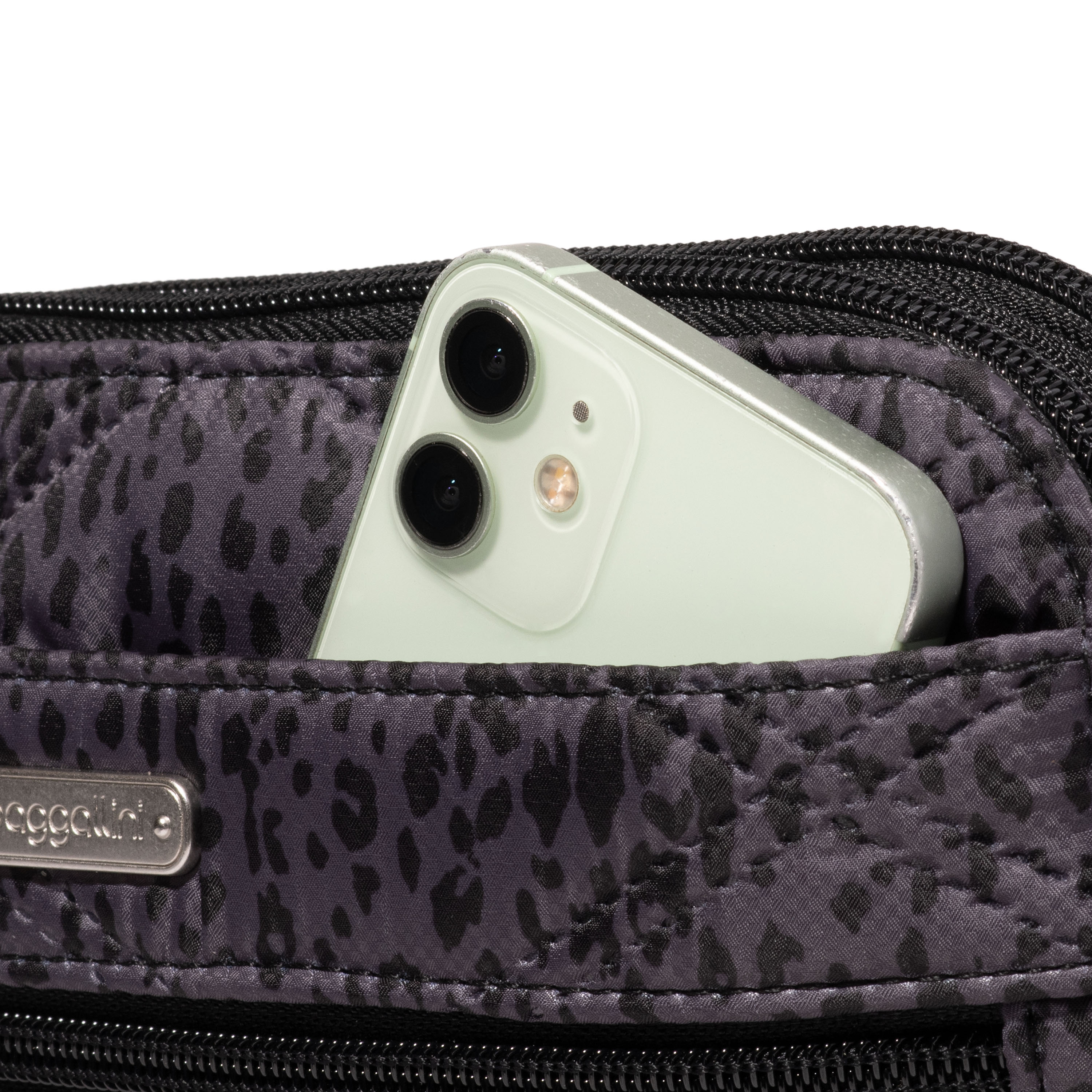 Quilted Double Zip Anytime Crossbody