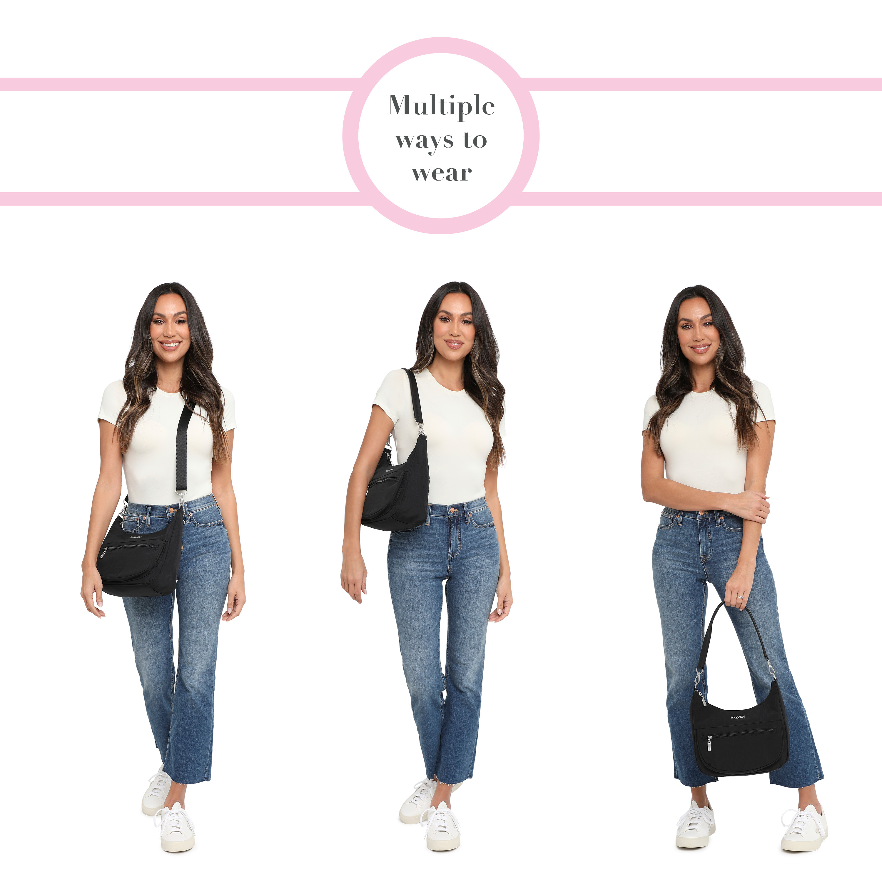 True Classic Pocket Half Moon Bag