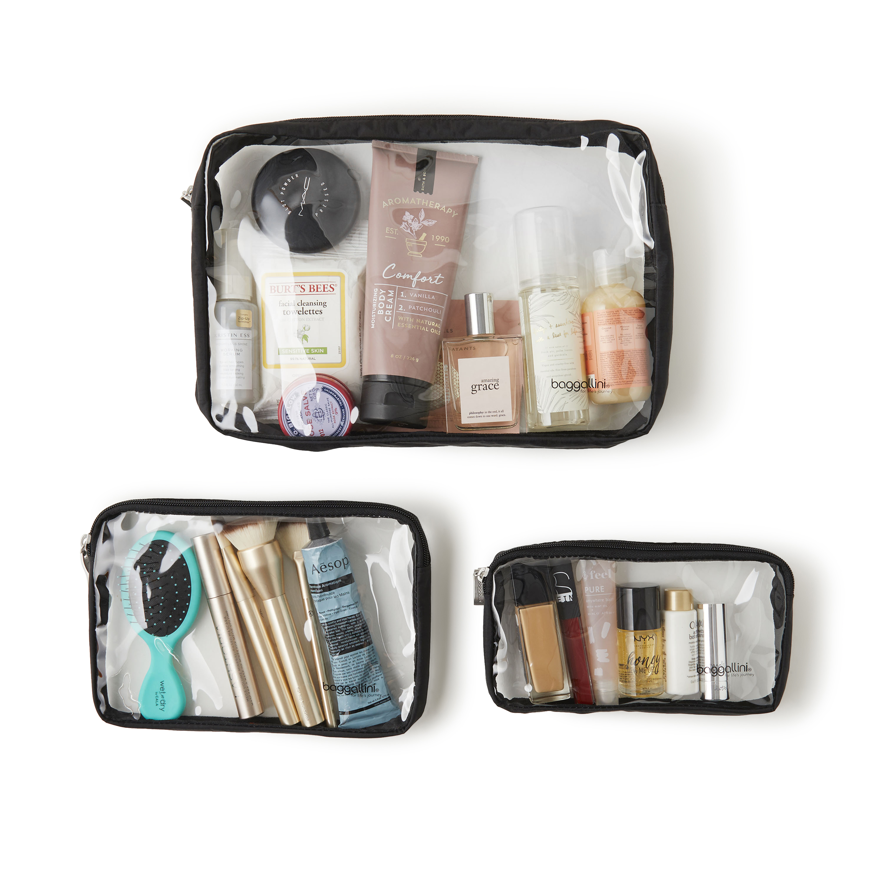Clear Travel Pouches