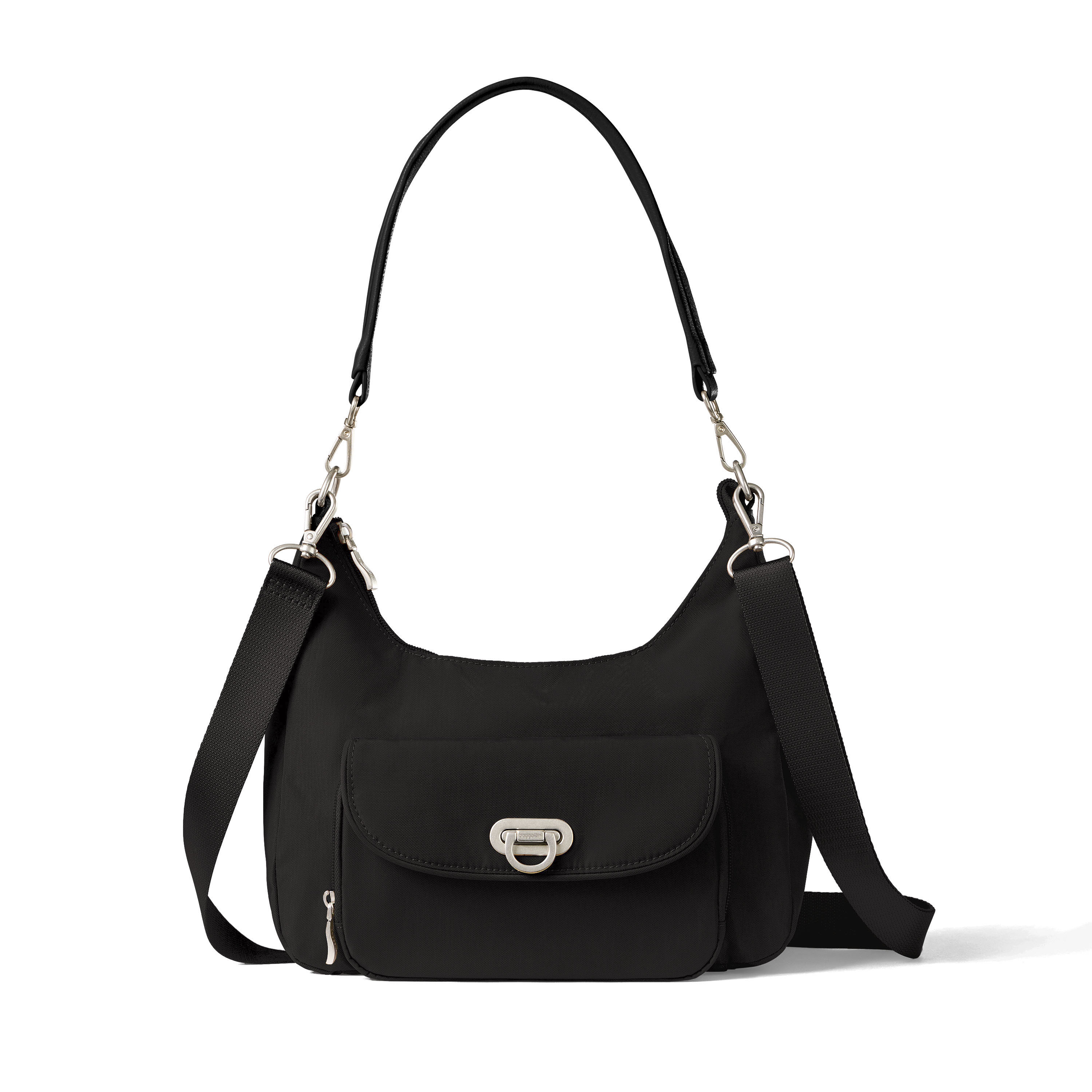 Coastal Flip Lock Half Moon Bag