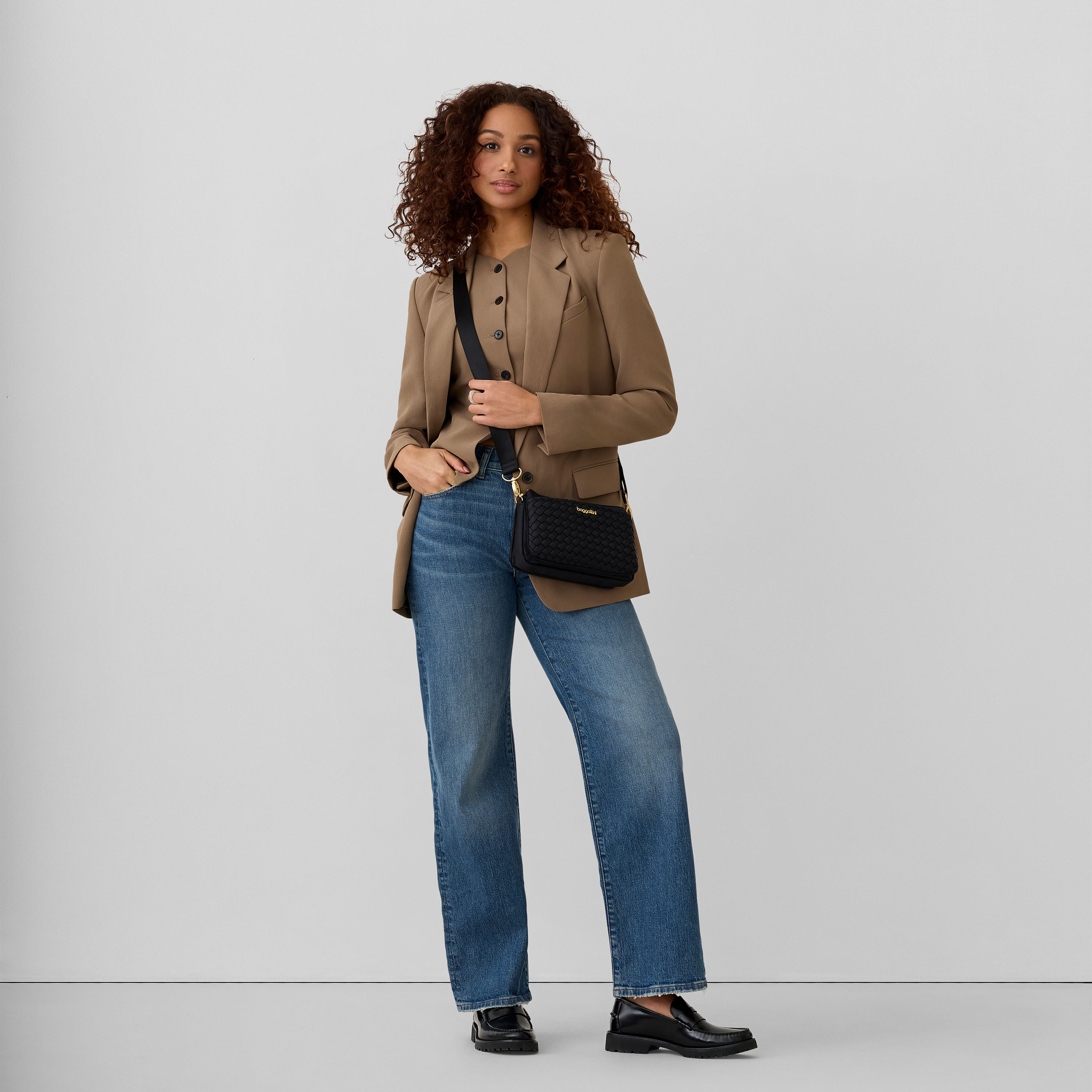 Perry  Woven Crossbody