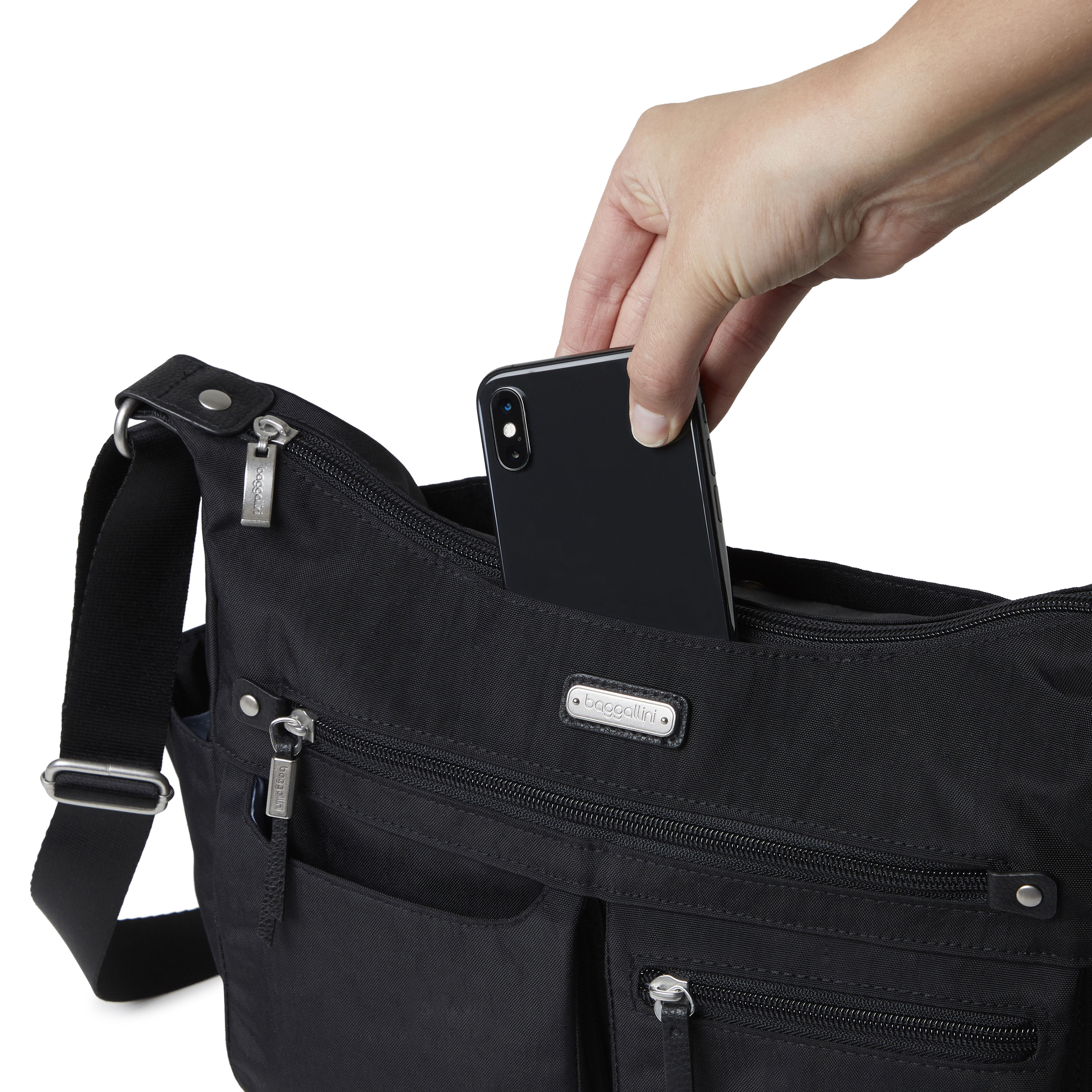 True Classic Anywhere Large Hobo With RFID