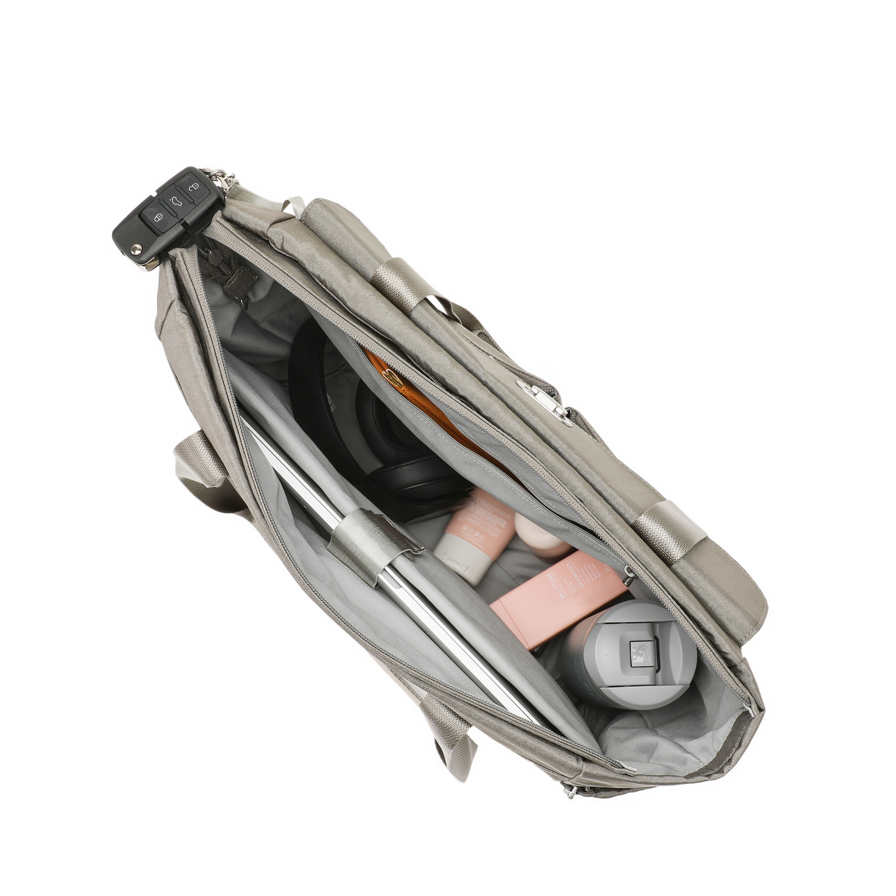 Coastal Flip Lock Tote