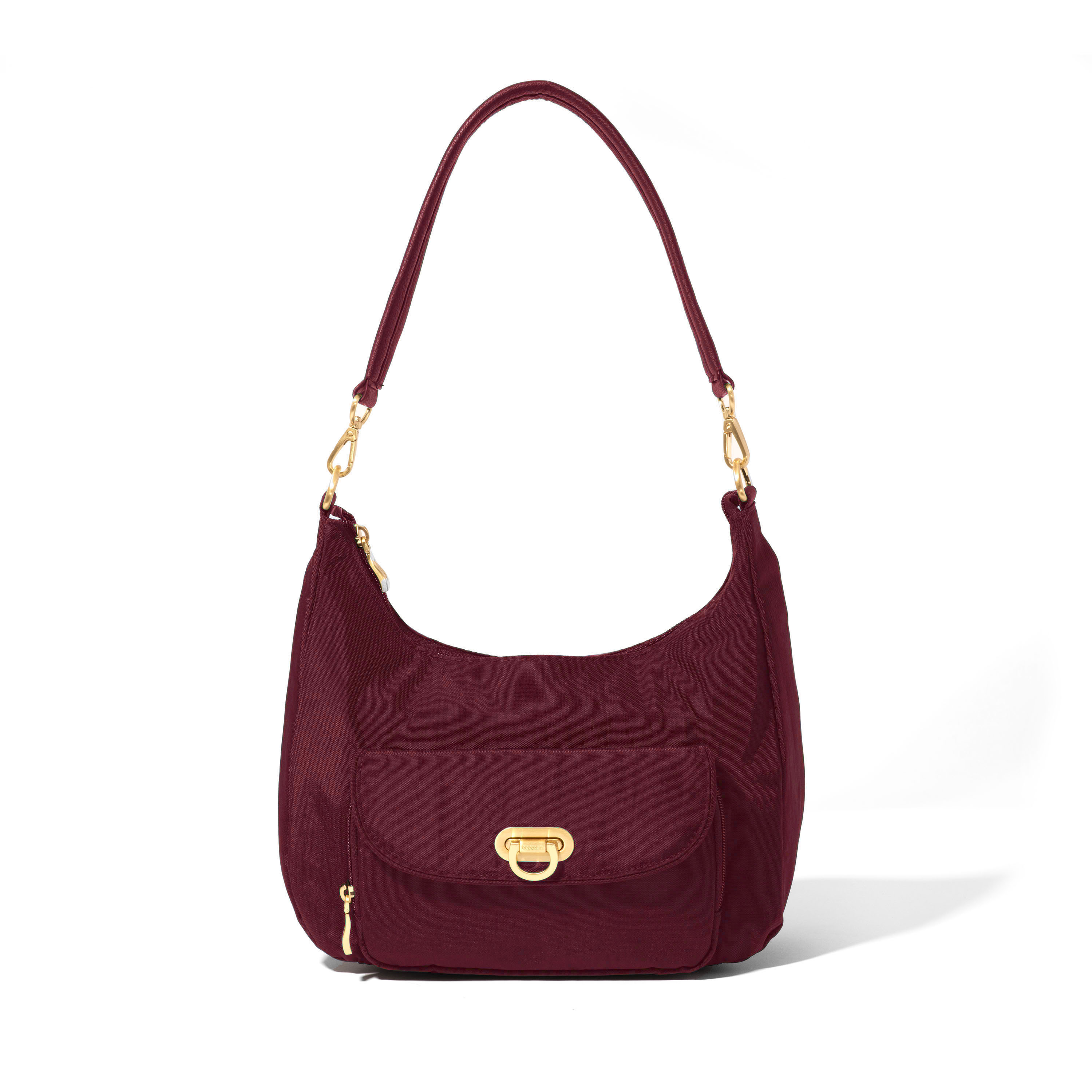 Coastal Flip Lock Half Moon Bag