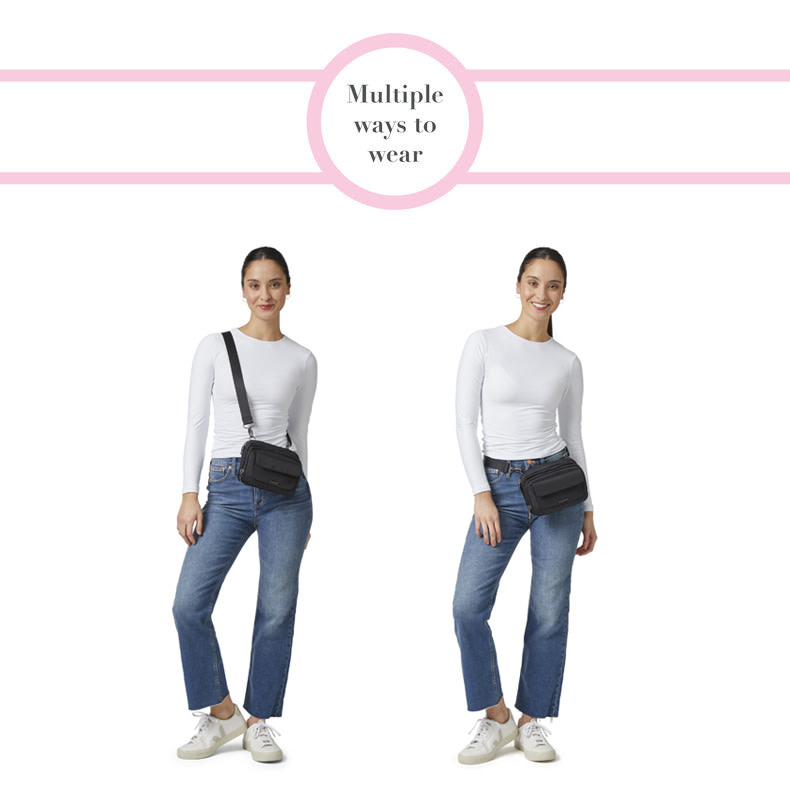 Modern Everywhere Double Zip Crossbody