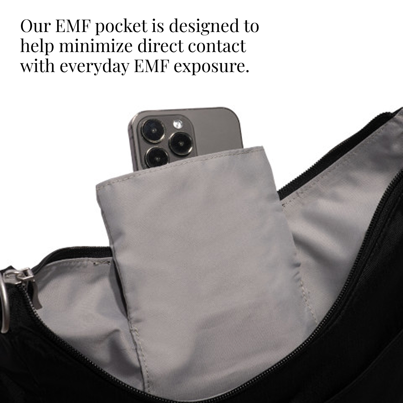 EMF Blocking Pocket - Modern Everywhere Bagg