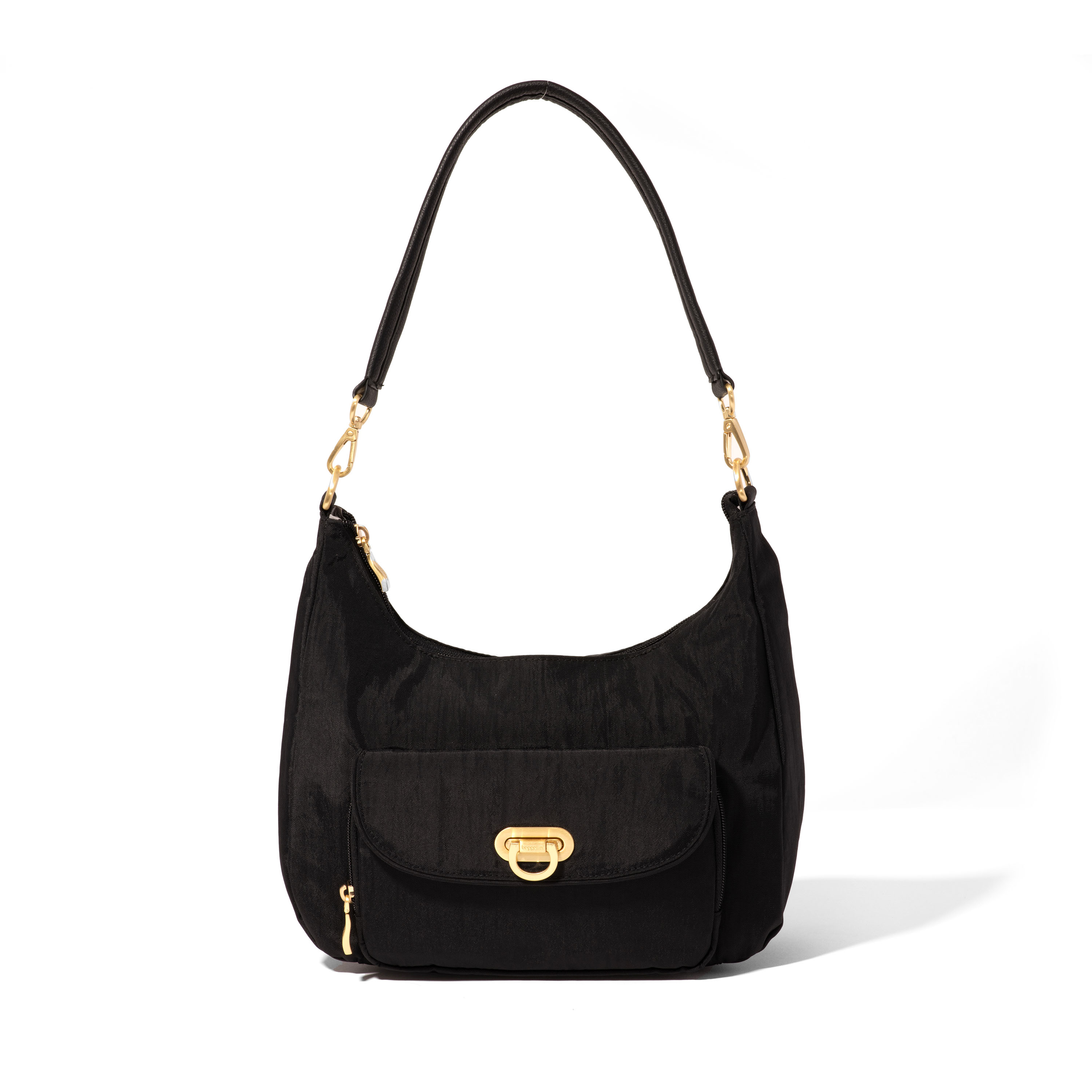 Coastal Flip Lock Half Moon Bag