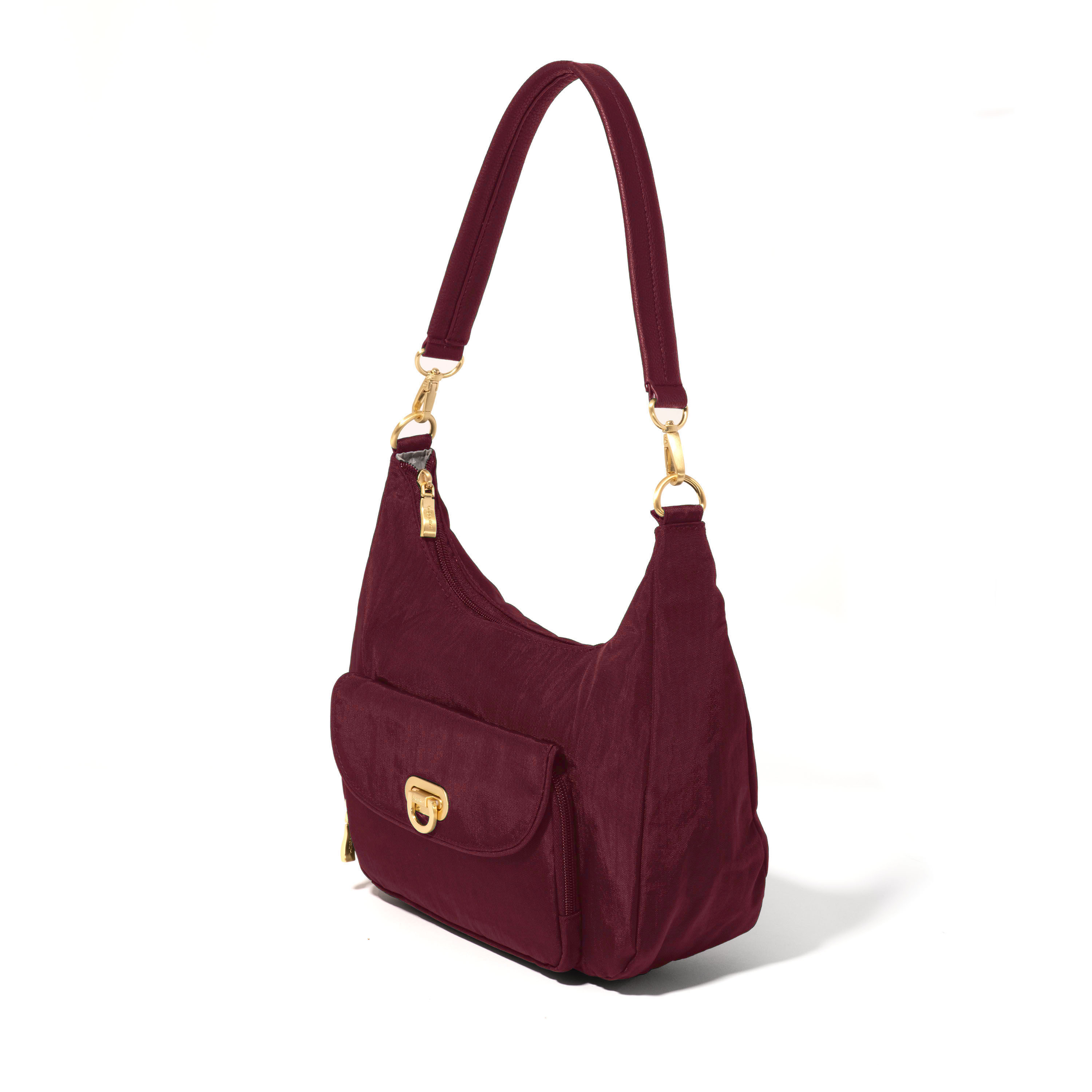 Coastal Flip Lock Half Moon Bag
