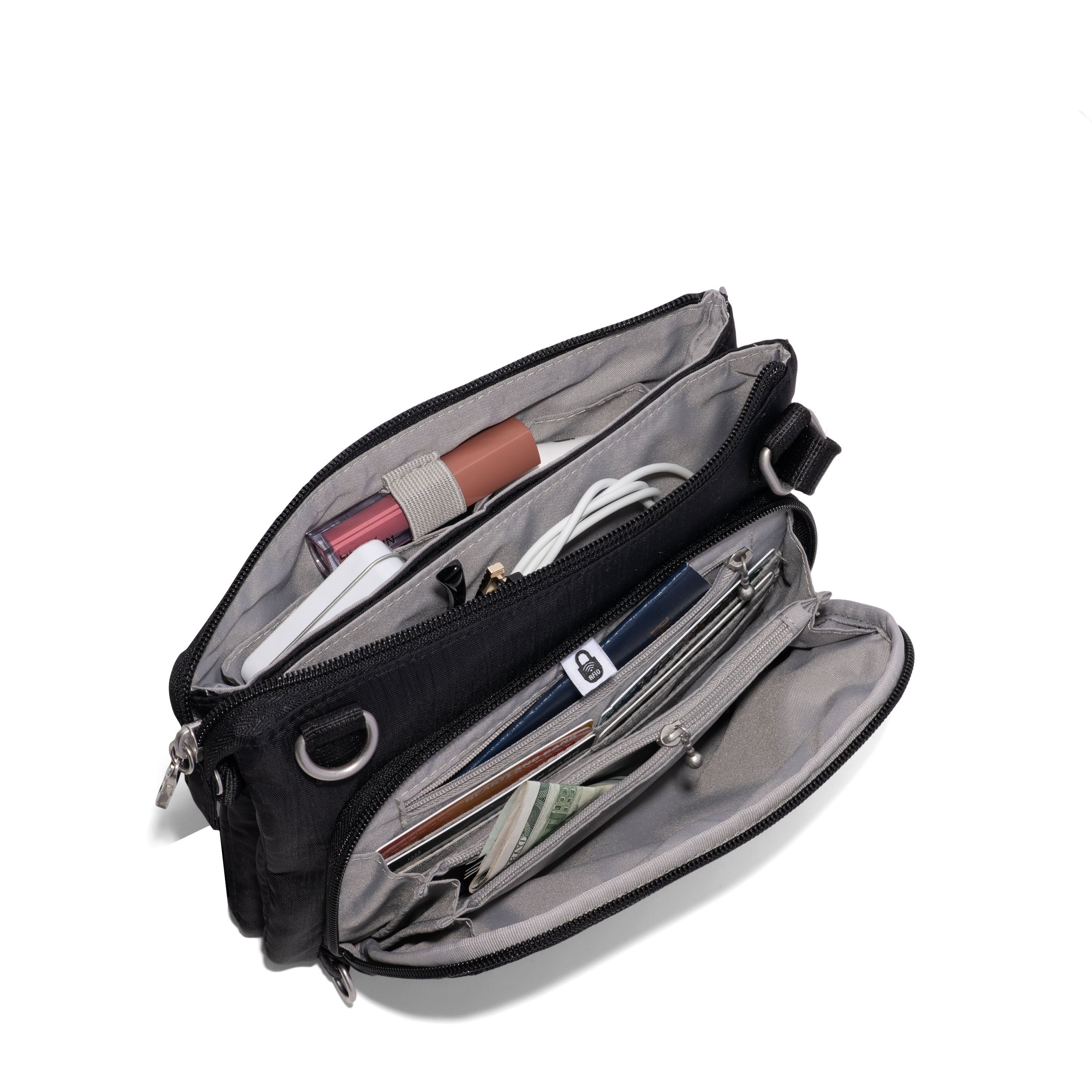 Securtex® Classic Anti-Theft Stash Crossbody