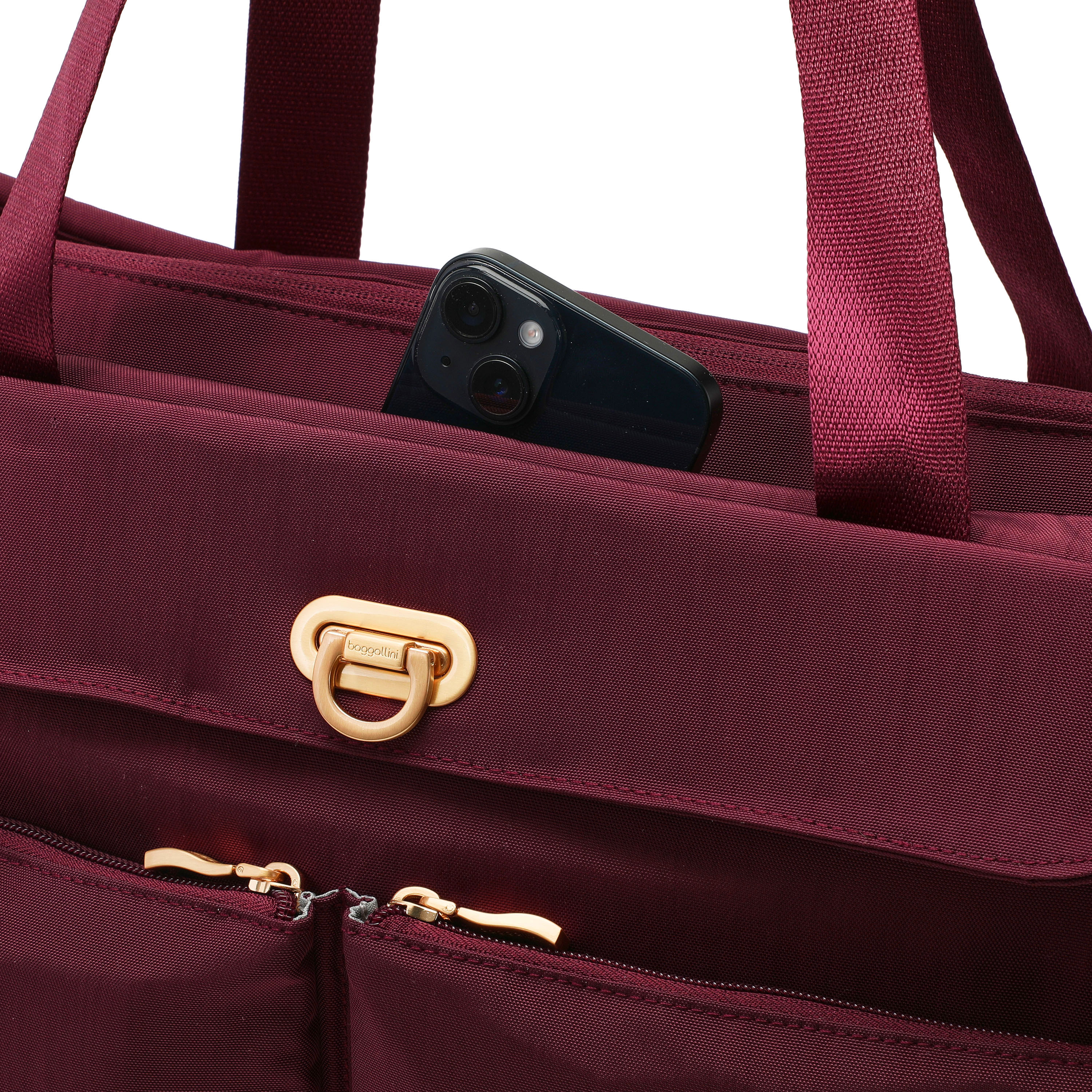 Coastal Flip Lock Tote
