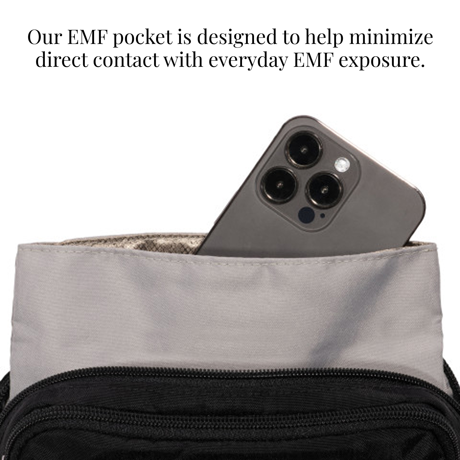 EMF Blocking Pocket - Trifecta Crossbody