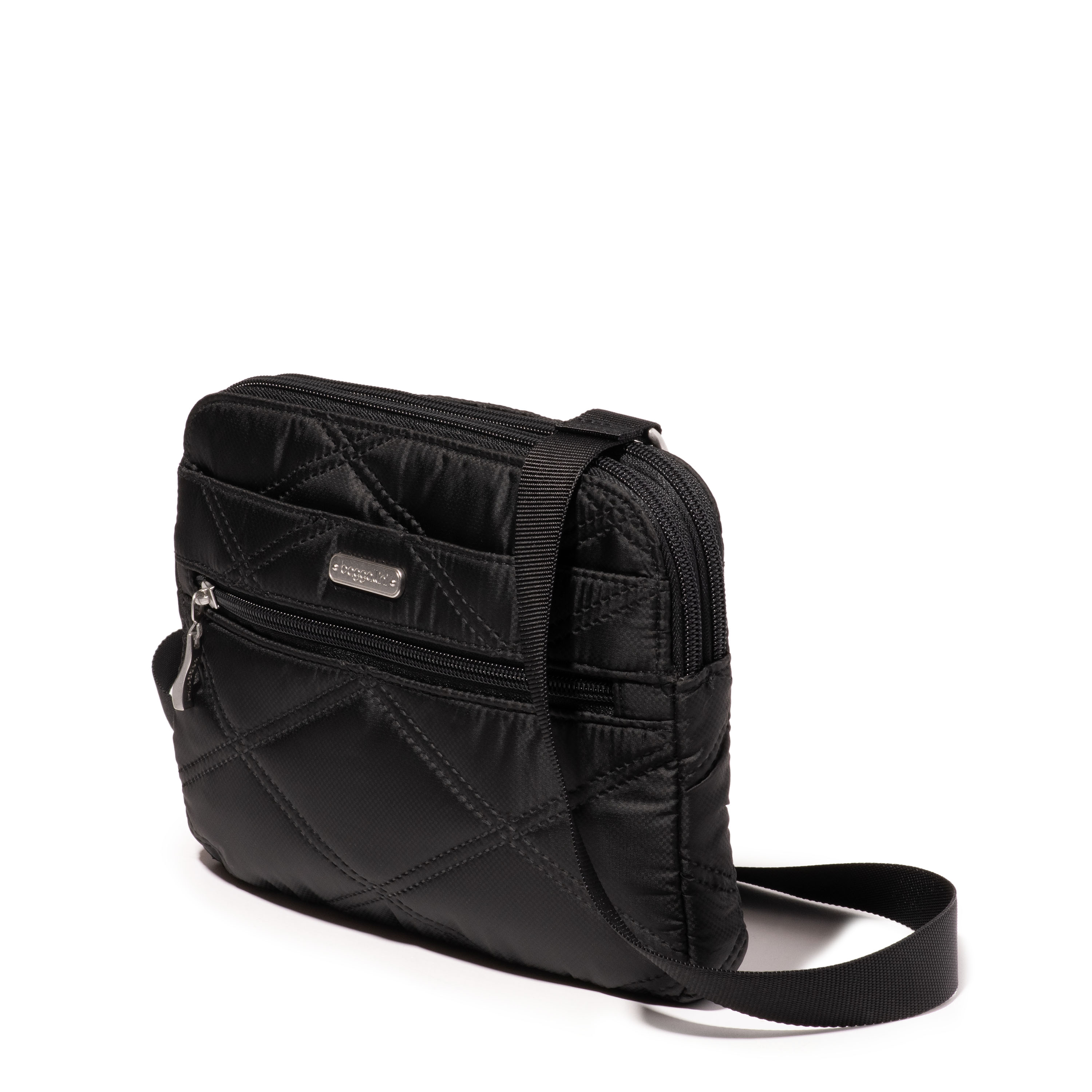 Quilted Double Zip Anytime Crossbody