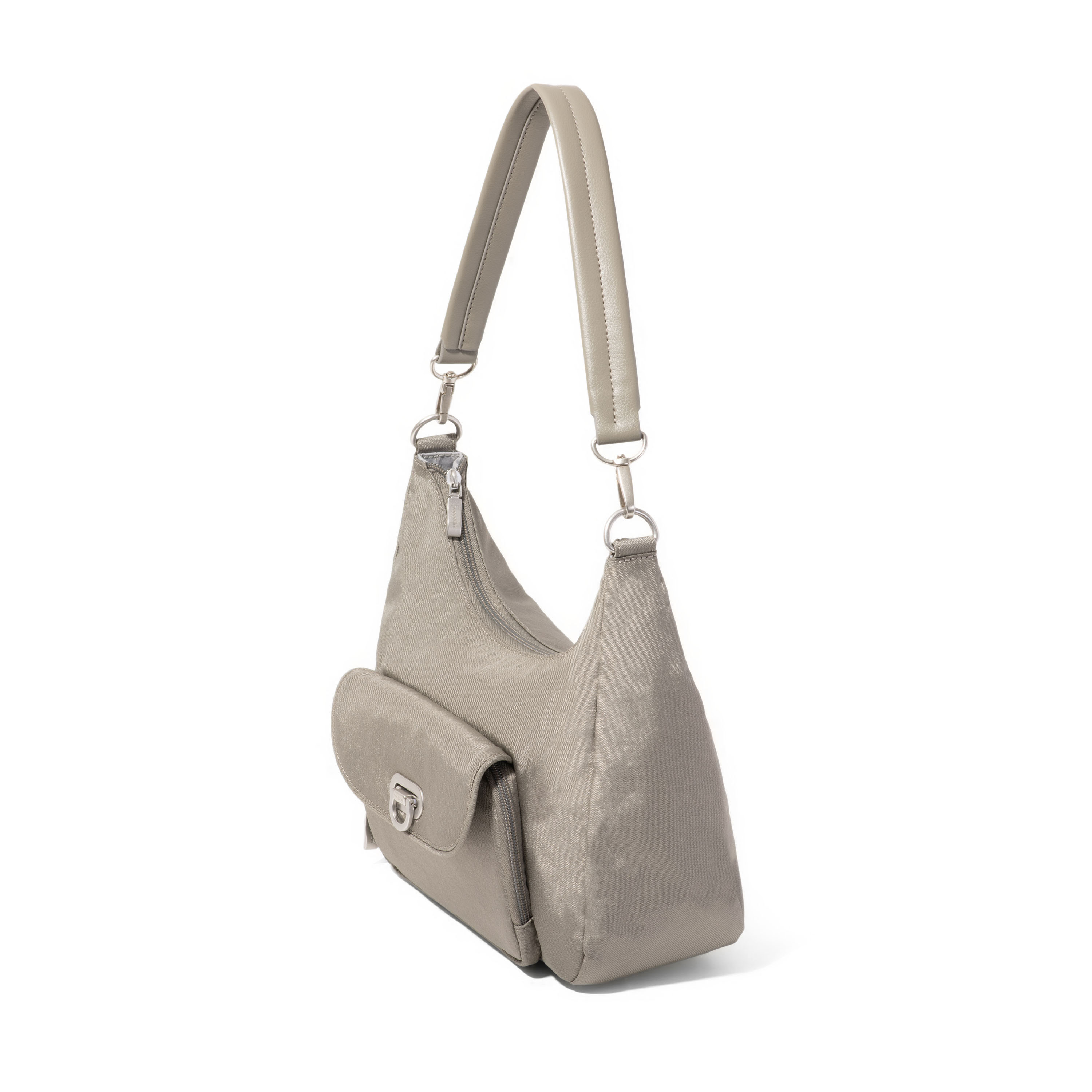 Coastal Flip Lock Half Moon Bag